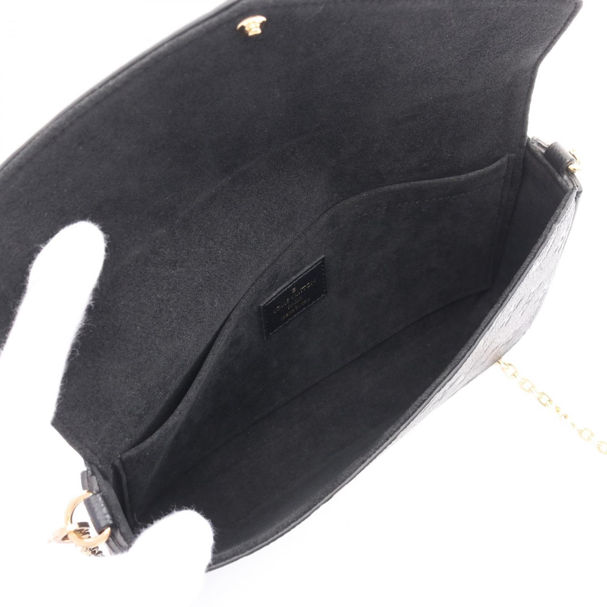 Louis Vuitton Black Monogram Empreinte Pochette Pouch Shoulder Bag (Pre-Owned)