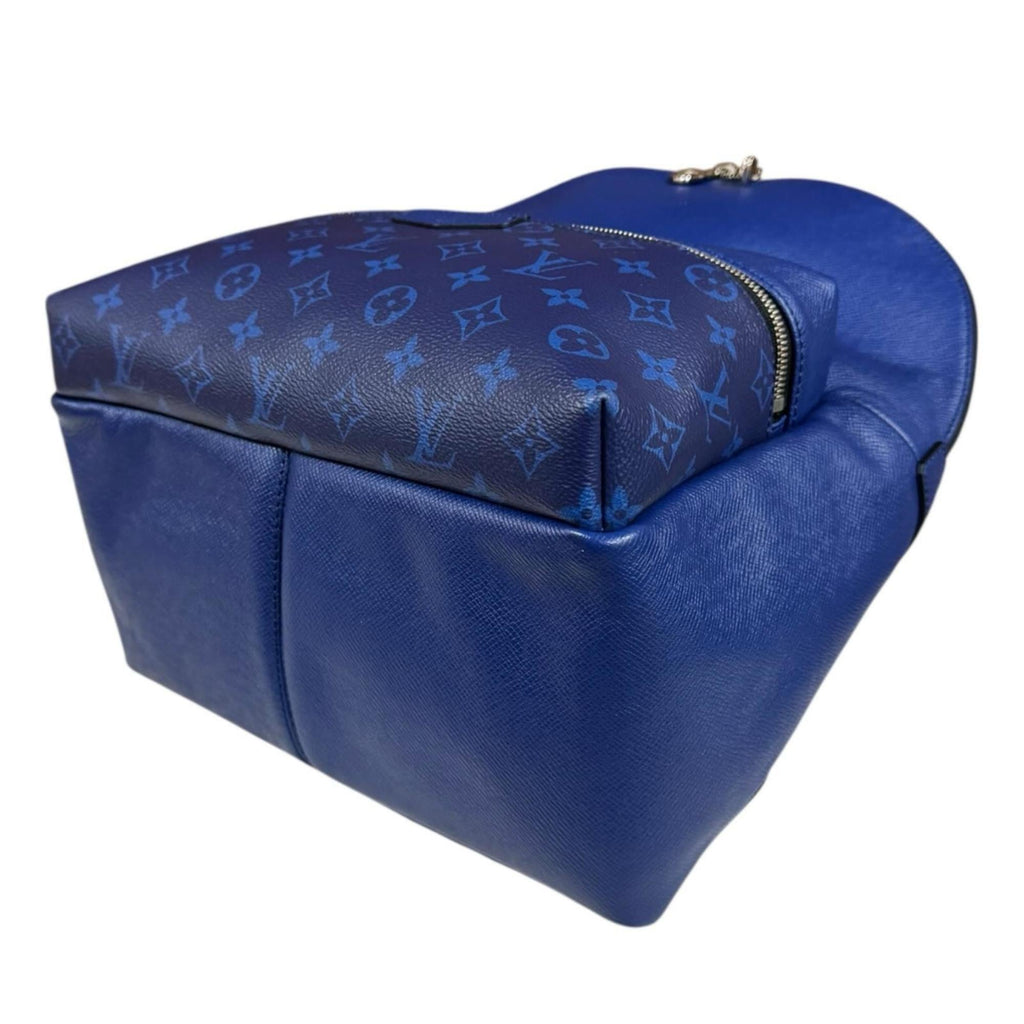 Louis Vuitton Taigarama Blue Taiga Leather Backpack (Pre-Owned)