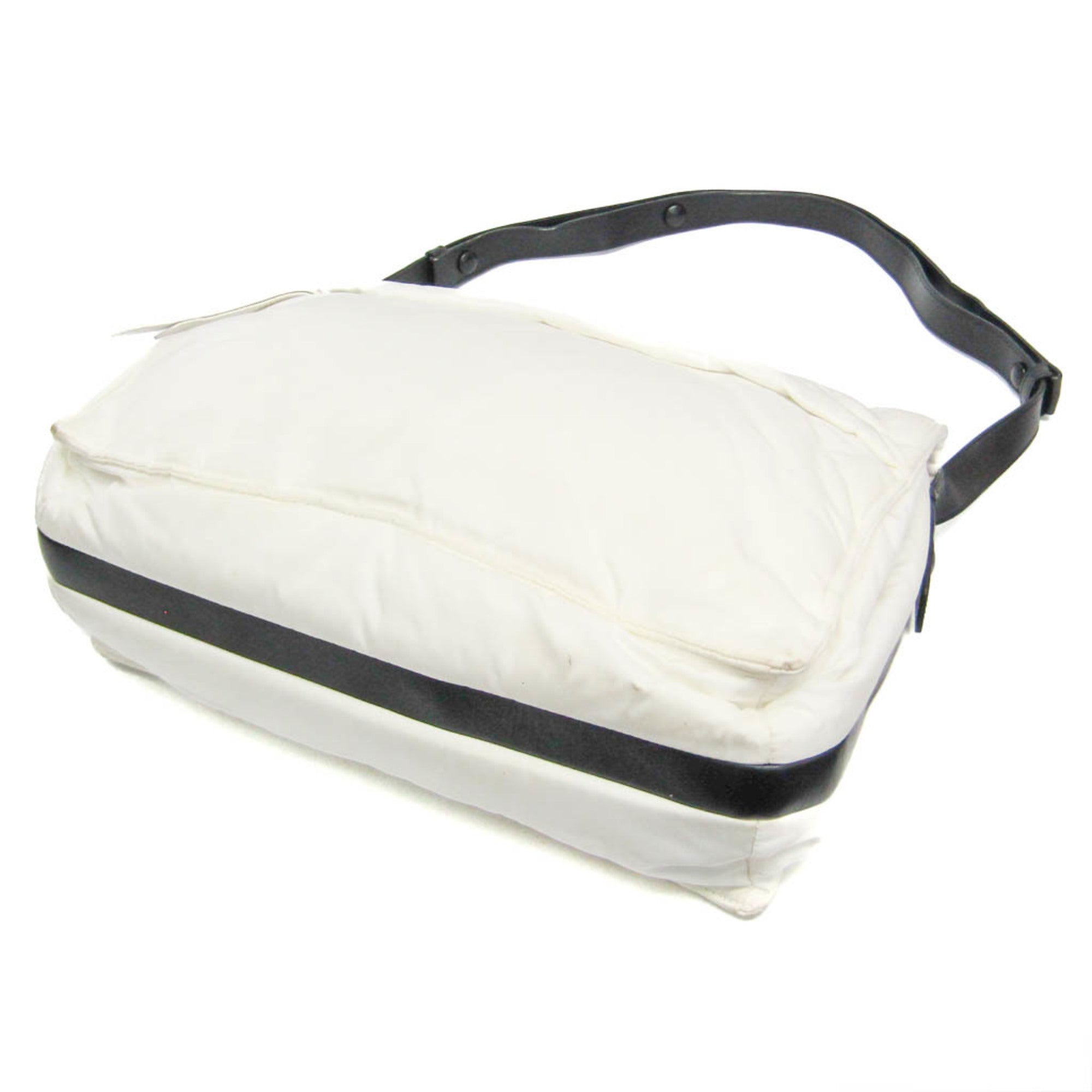 Padded Flap Shoulder Bag Re-Nylon Small