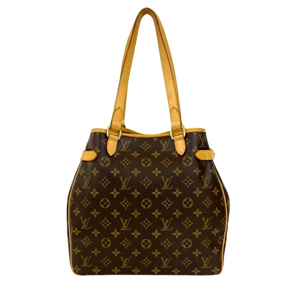 Louis Vuitton Brown Leather Pvc Shoulder Bag Tote Bag (Pre-Owned)
