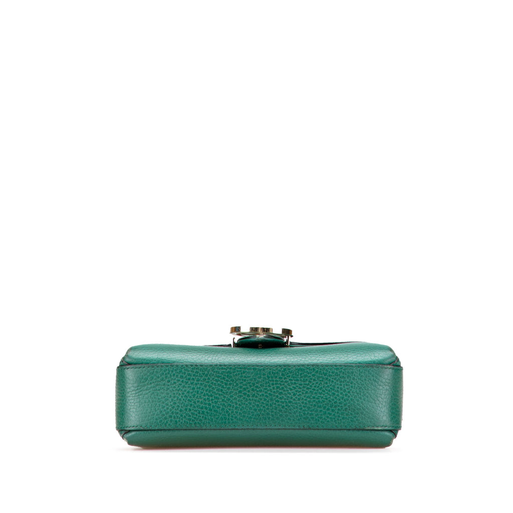 Interlocking Chain Crossbody Bag Leather Small