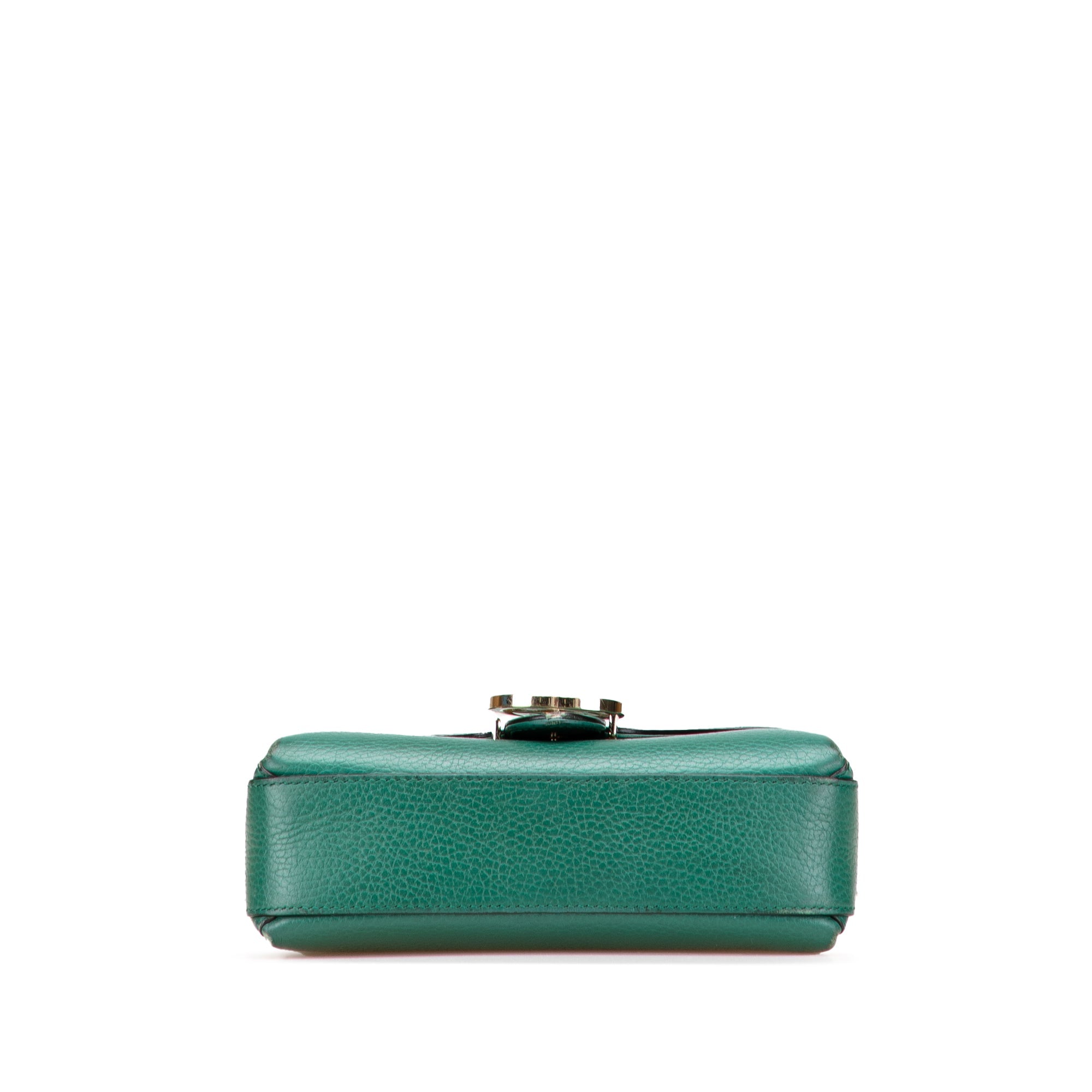 Interlocking Chain Crossbody Bag Leather Small