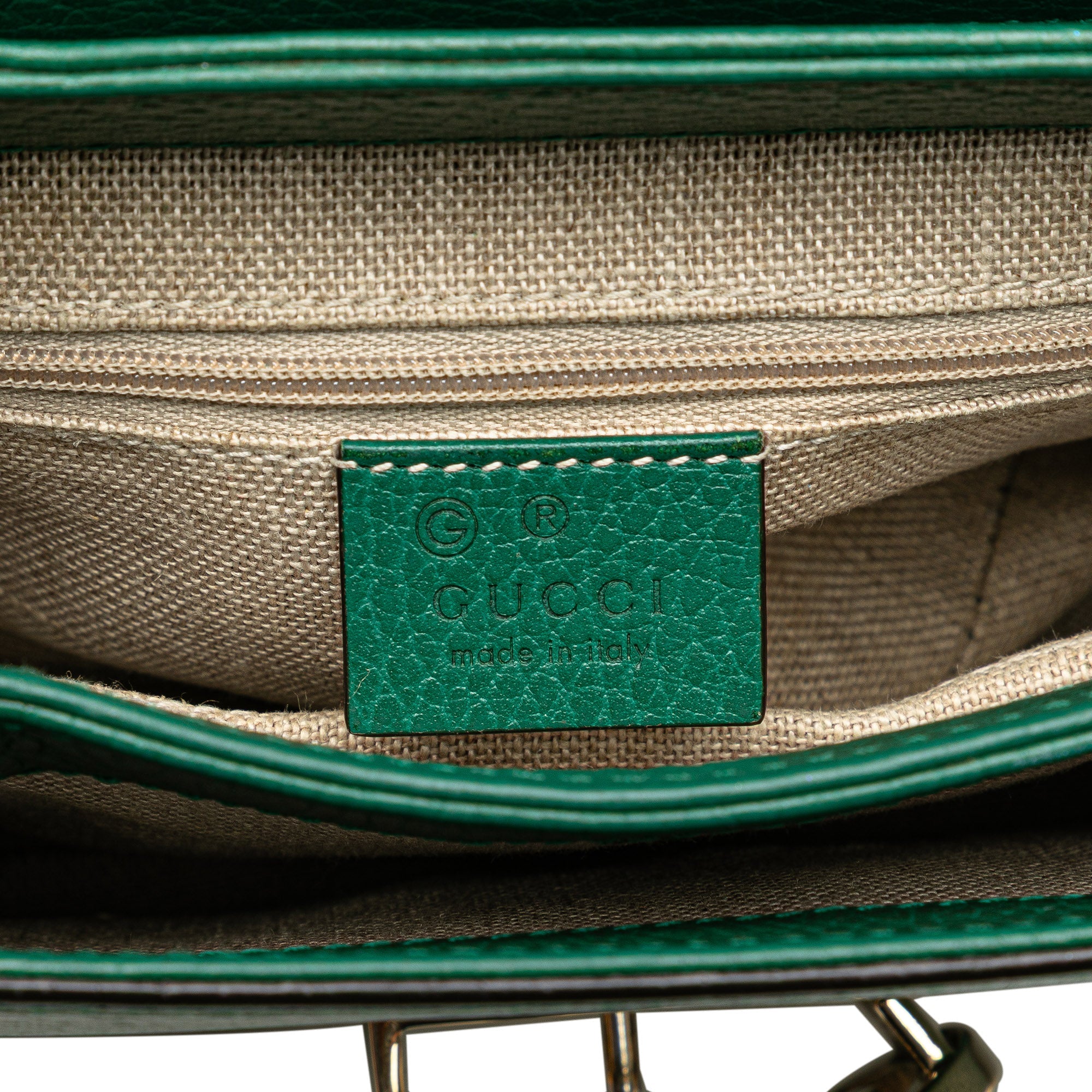 Interlocking Chain Crossbody Bag Leather Small