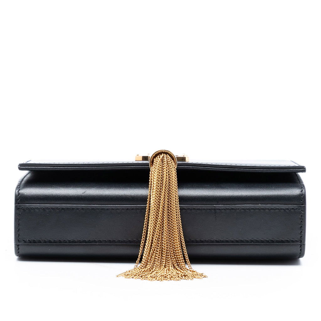 Classic Monogram Tassel Crossbody Bag Leather Small