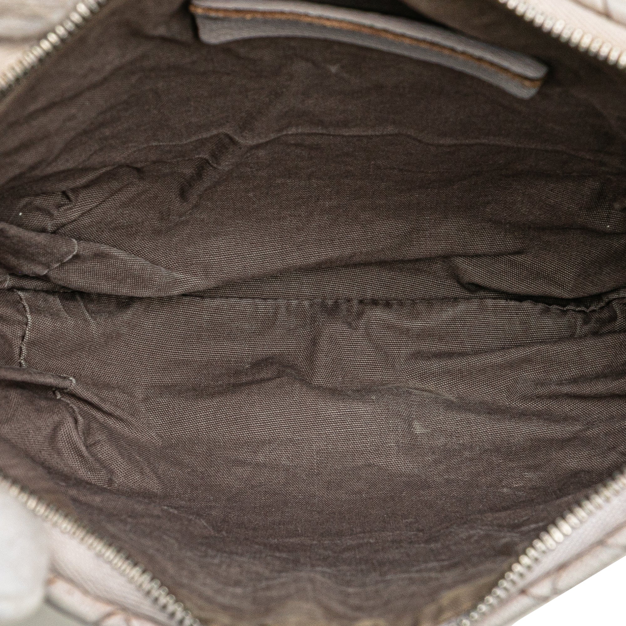Saddle Zip Messenger Bag Intrecciato Nappa Small