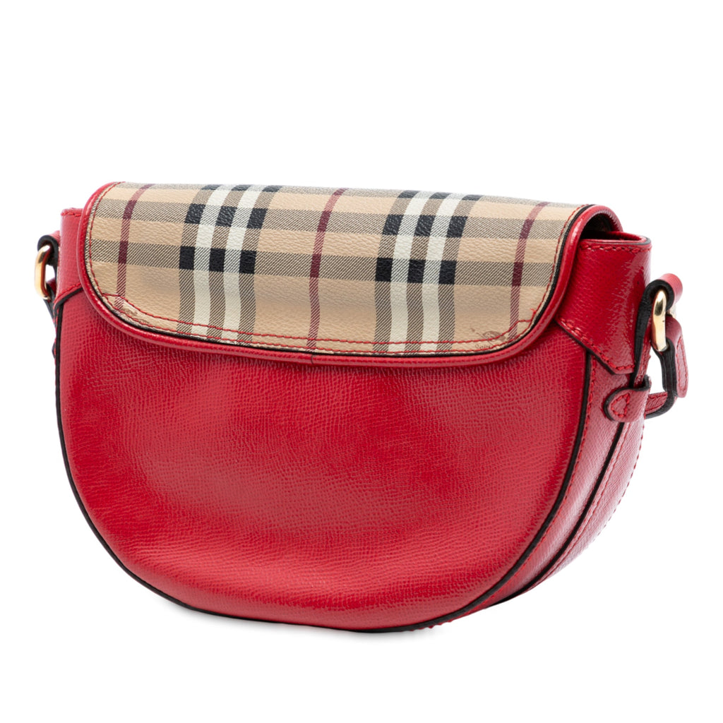 Maydown Crossbody Bag Haymarket Coated Canvas and Leather Small