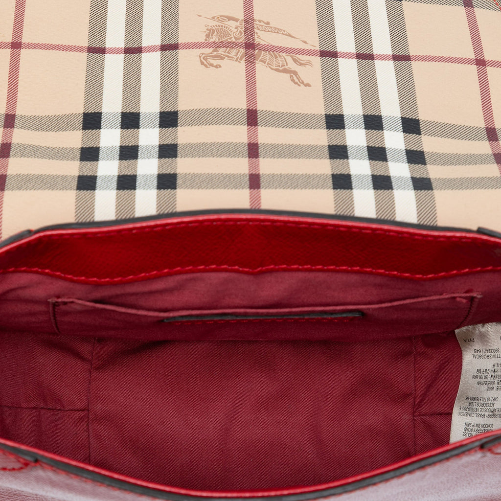 Maydown Crossbody Bag Haymarket Coated Canvas and Leather Small