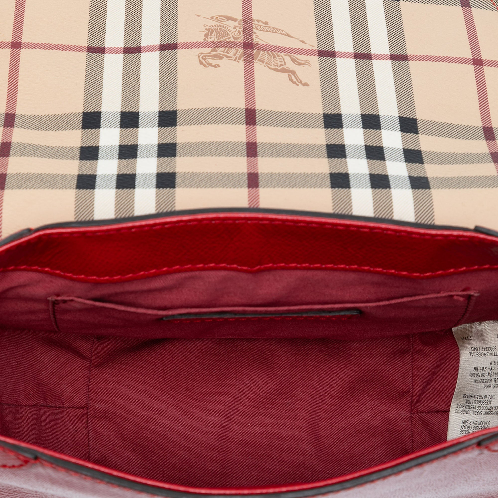 Maydown Crossbody Bag Haymarket Coated Canvas and Leather Small
