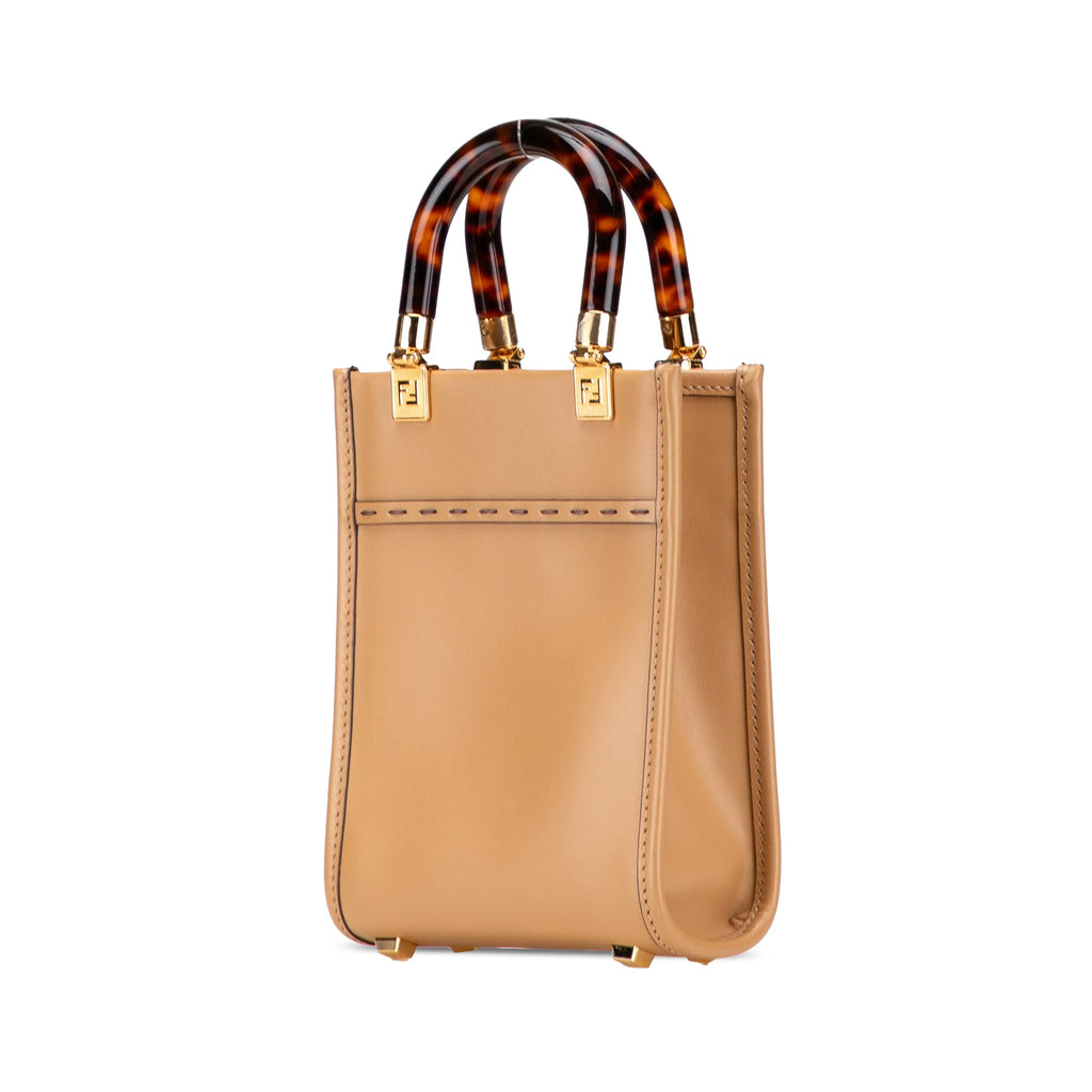 Sunshine Shopper Tote Leather Mini