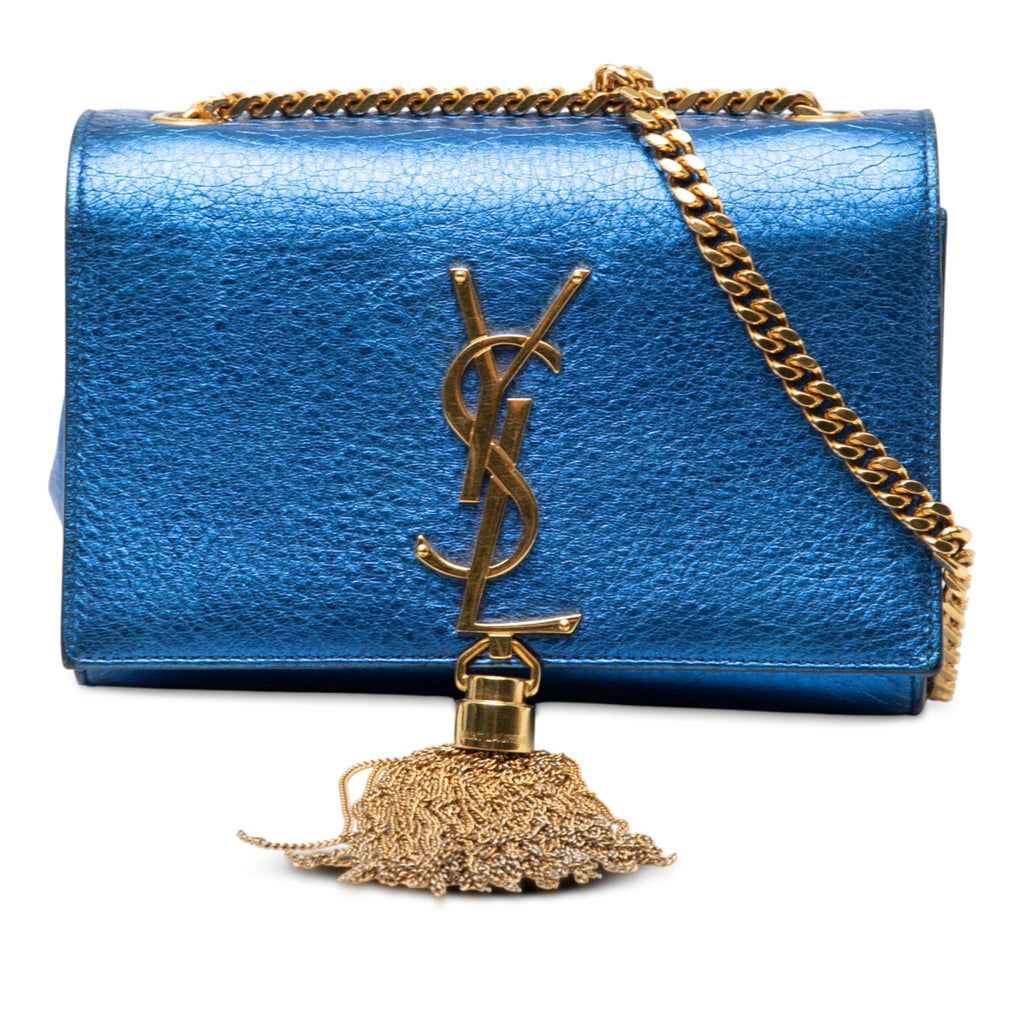 Classic Monogram Tassel Crossbody Bag Leather Small