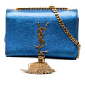 Classic Monogram Tassel Crossbody Bag Leather Small