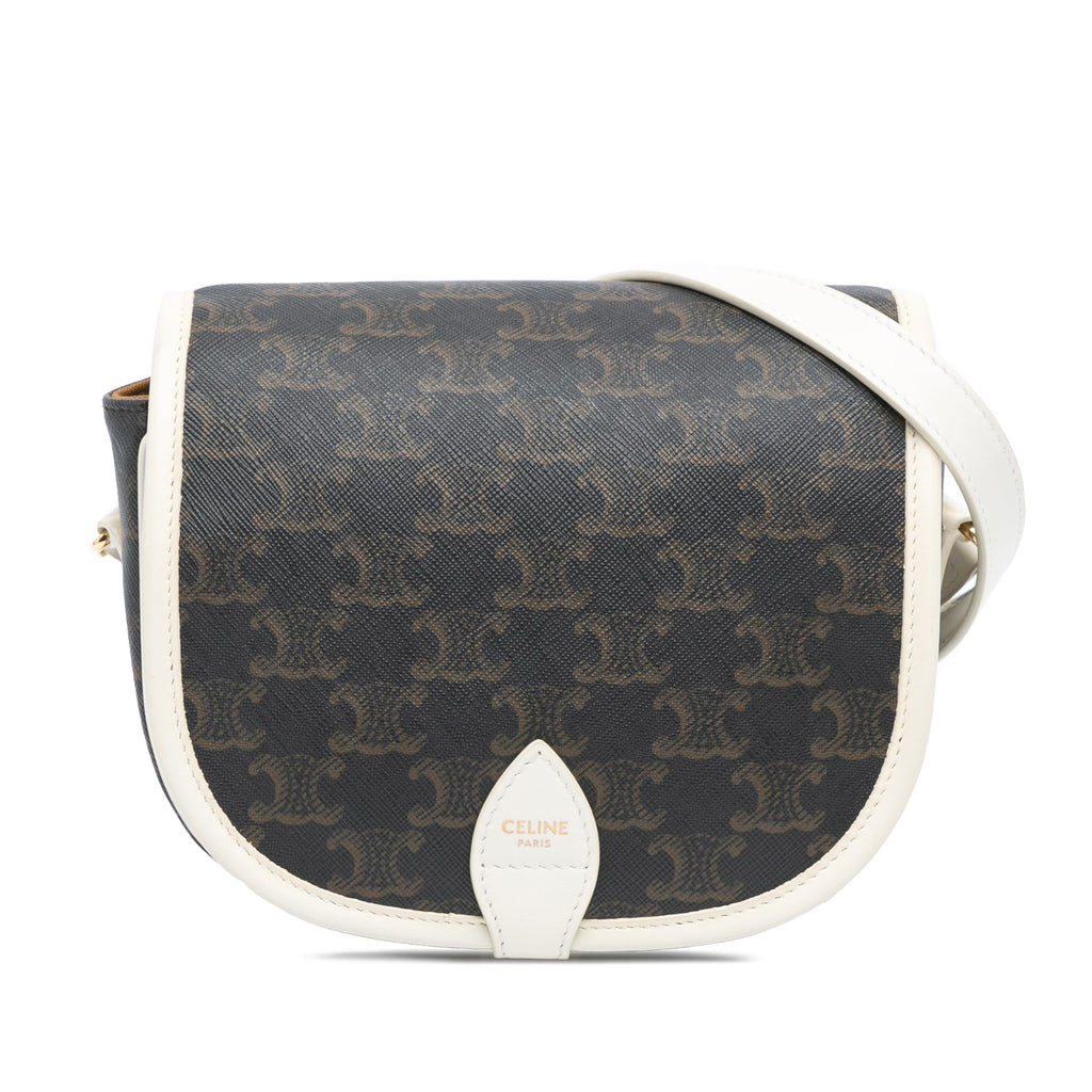 Folco Bag Triomphe Coated Canvas Medium