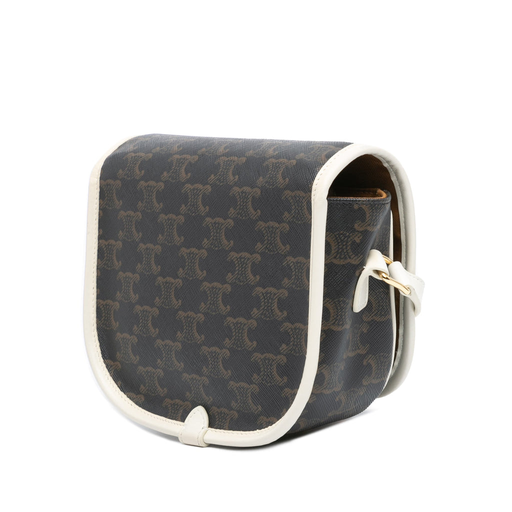 Folco Bag Triomphe Coated Canvas Medium
