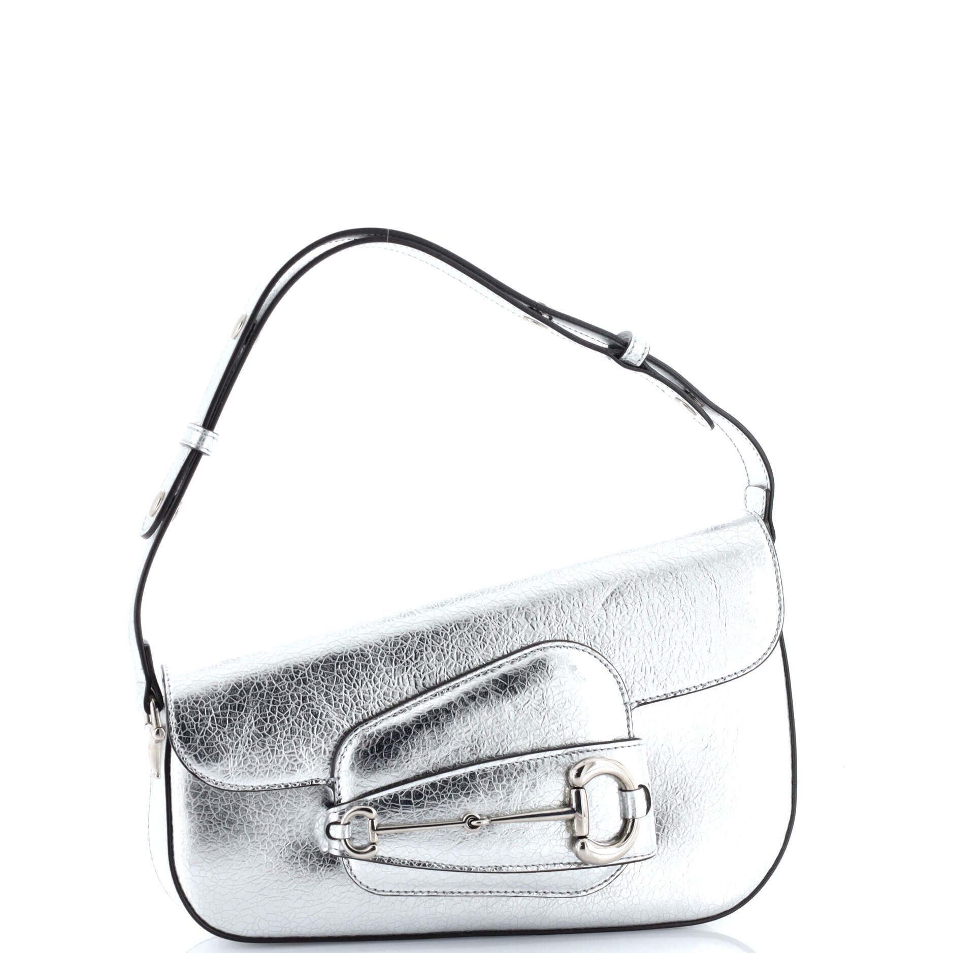 Horsebit 1955 Asymmetric Shoulder Bag Leather Small