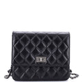 Reissue 2.55 Square Wallet on Chain Quilted Aged Calfskin