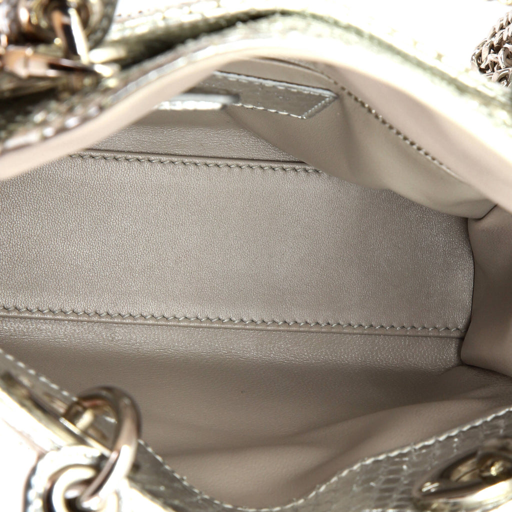 Lady Dior Chain Bag Python Mini