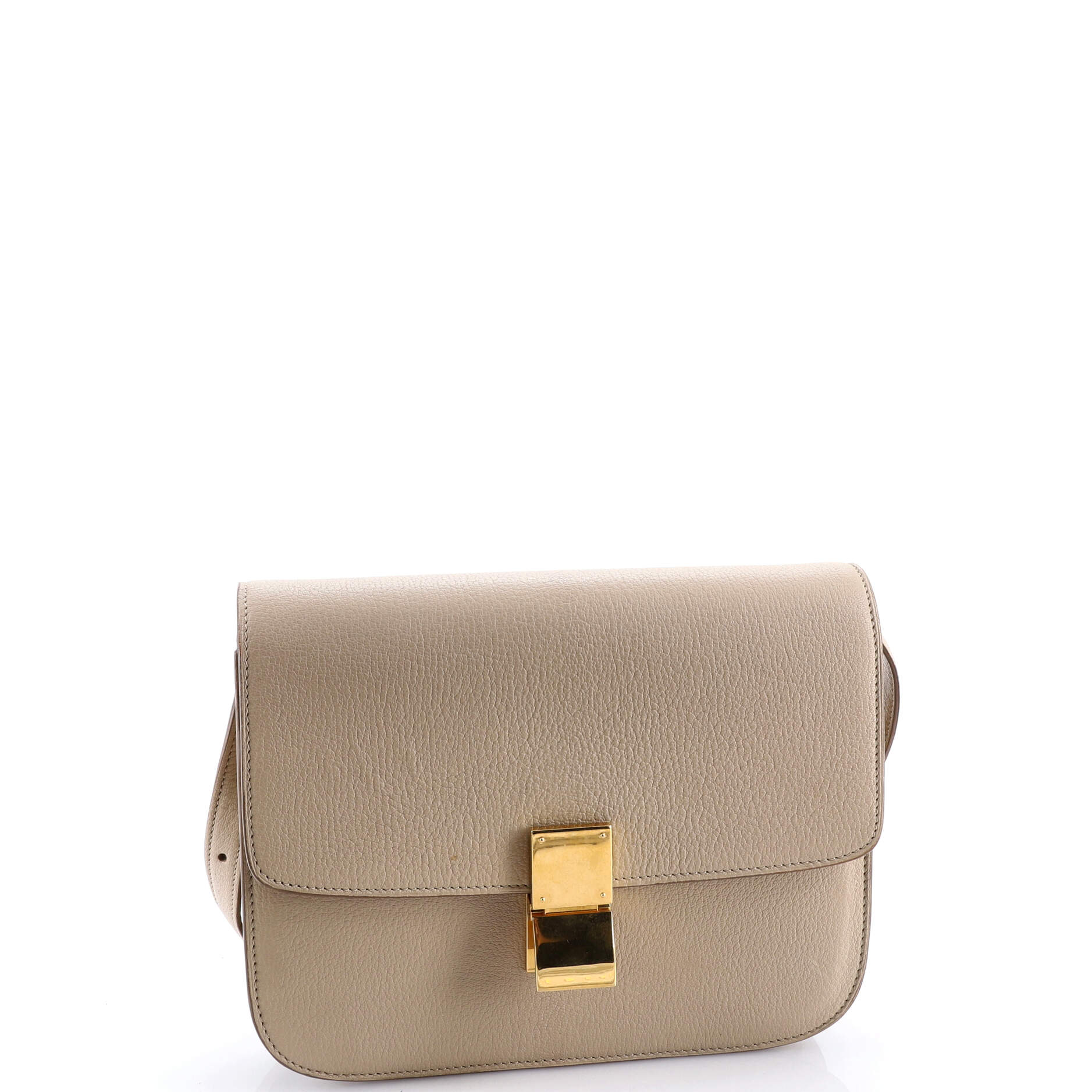 Classic Box Bag Grainy Leather Medium
