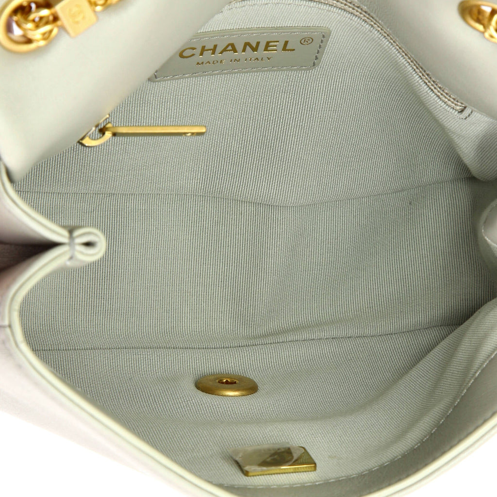 On And On Full Flap Bag Quilted Lambskin Small