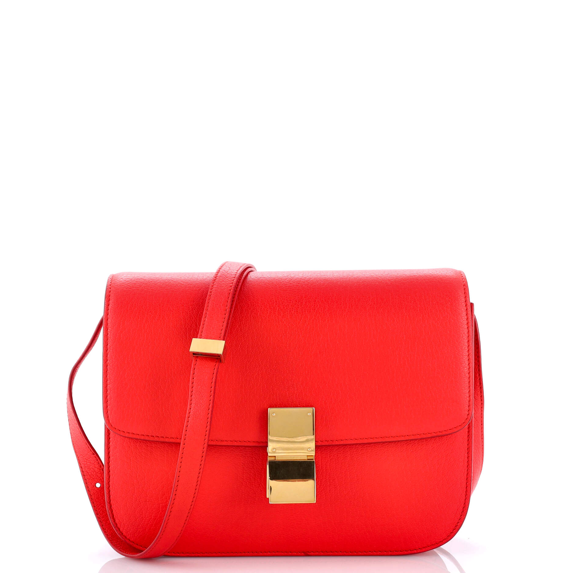 Classic Box Bag Grainy Leather Medium