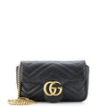 GG Marmont Flap Bag Matelasse Leather Super Mini