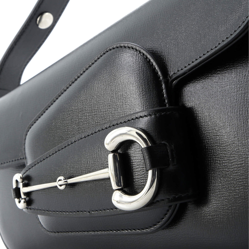 Horsebit 1955 Asymmetric Shoulder Bag Leather Small