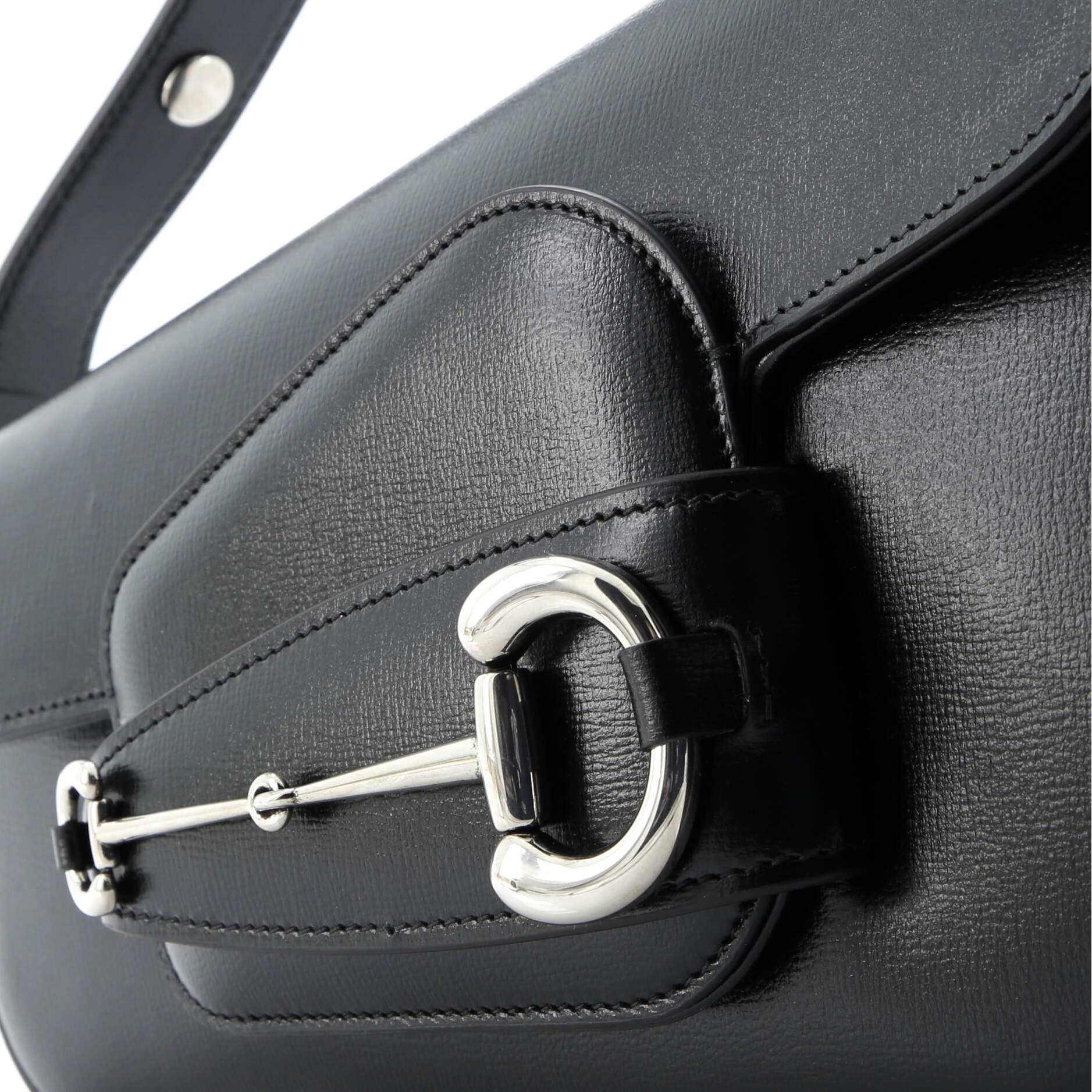 Horsebit 1955 Asymmetric Shoulder Bag Leather Small