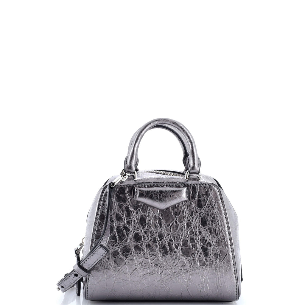 Antigona Cube Bag Leather Nano