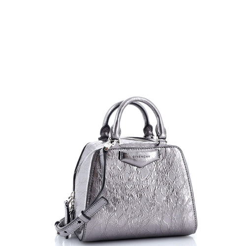 Antigona Cube Bag Leather Nano