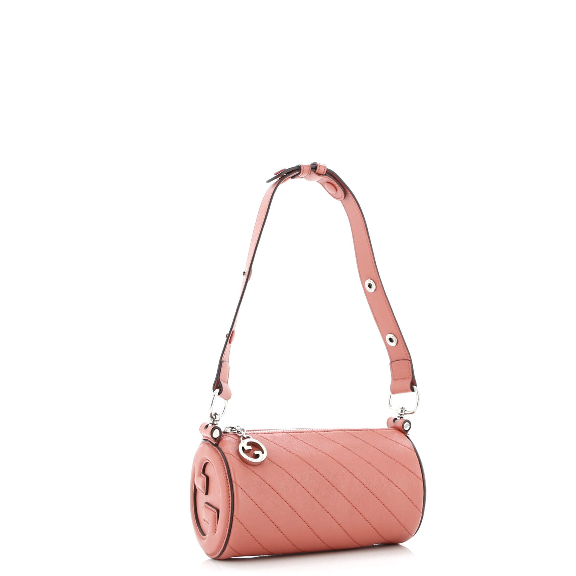 Blondie Shoulder Bag Diagonal Quilted Leather Mini