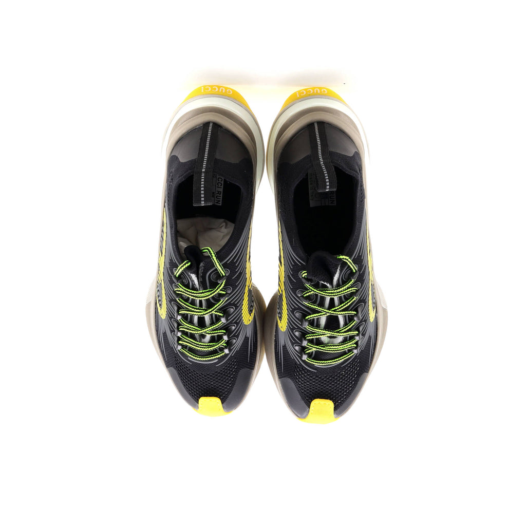 Men's Run Sneakers Embroidered Technical Fabric