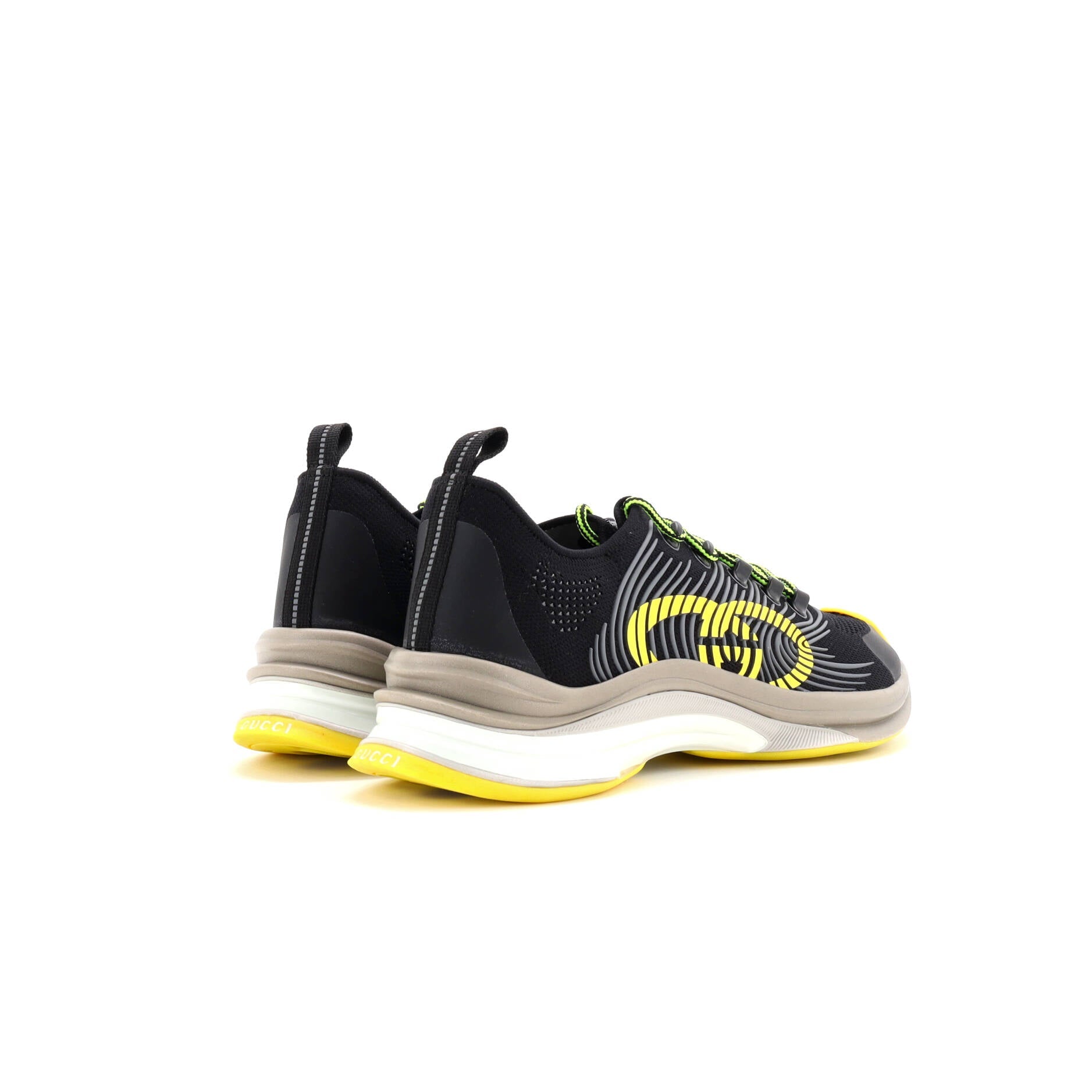 Men's Run Sneakers Embroidered Technical Fabric