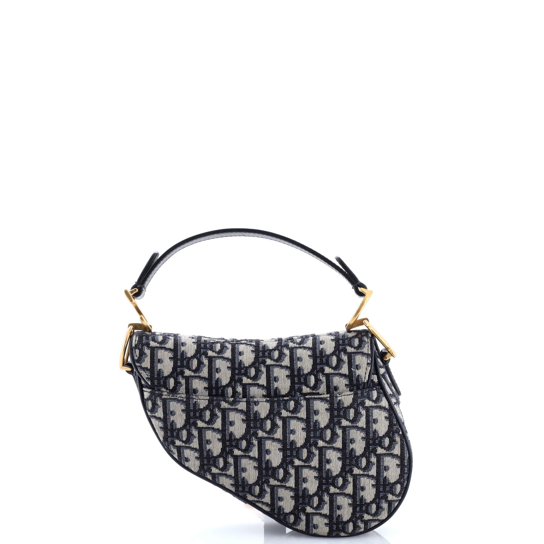 Saddle Handbag Oblique Canvas Mini
