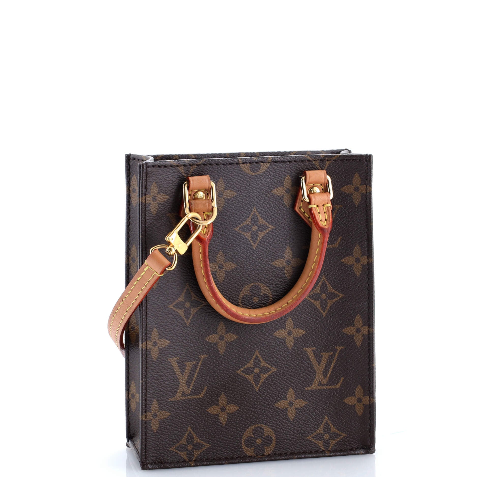 Petit Sac Plat Bag Monogram Canvas
