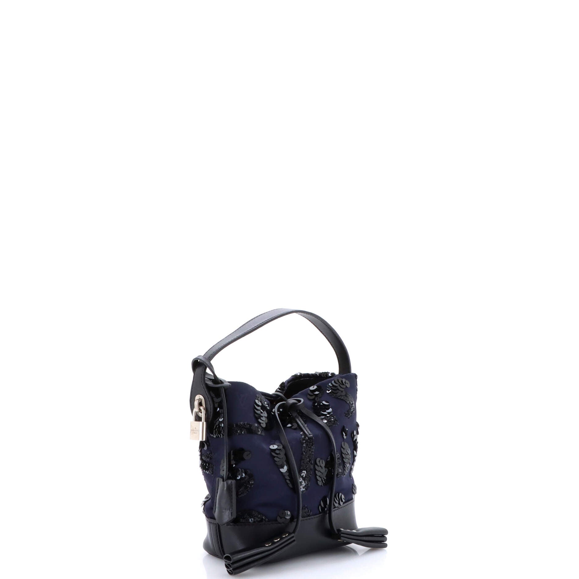 NN14 Spotlight Bucket Bag Sequin Graffiti Monogram Nylon PM