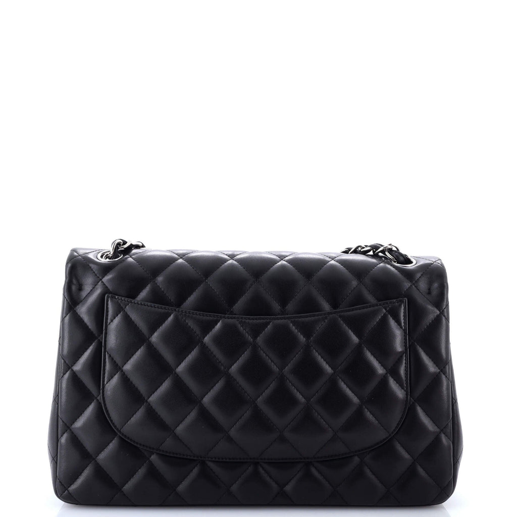 Classic Double Flap Bag Quilted Lambskin Jumbo