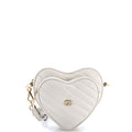 Interlocking G Heart Shoulder Bag Diagonal Quilted Leather Mini