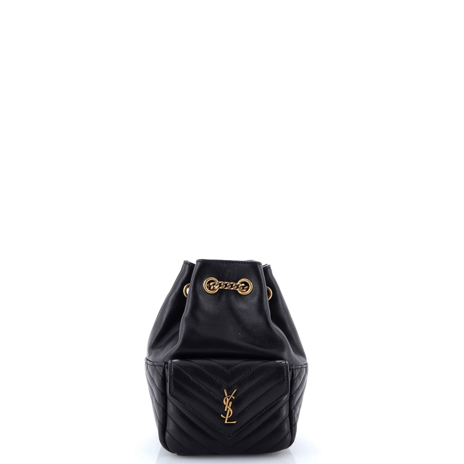 Joe Bucket Bag Matelasse Chevron Leather Mini