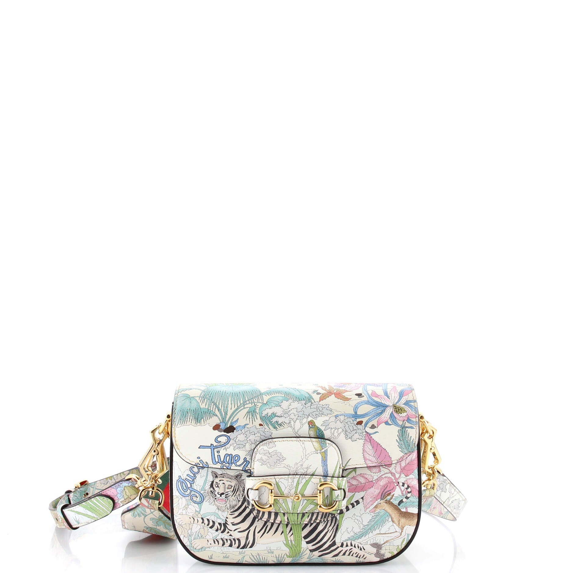 Horsebit 1955 Shoulder Bag Printed Leather Mini