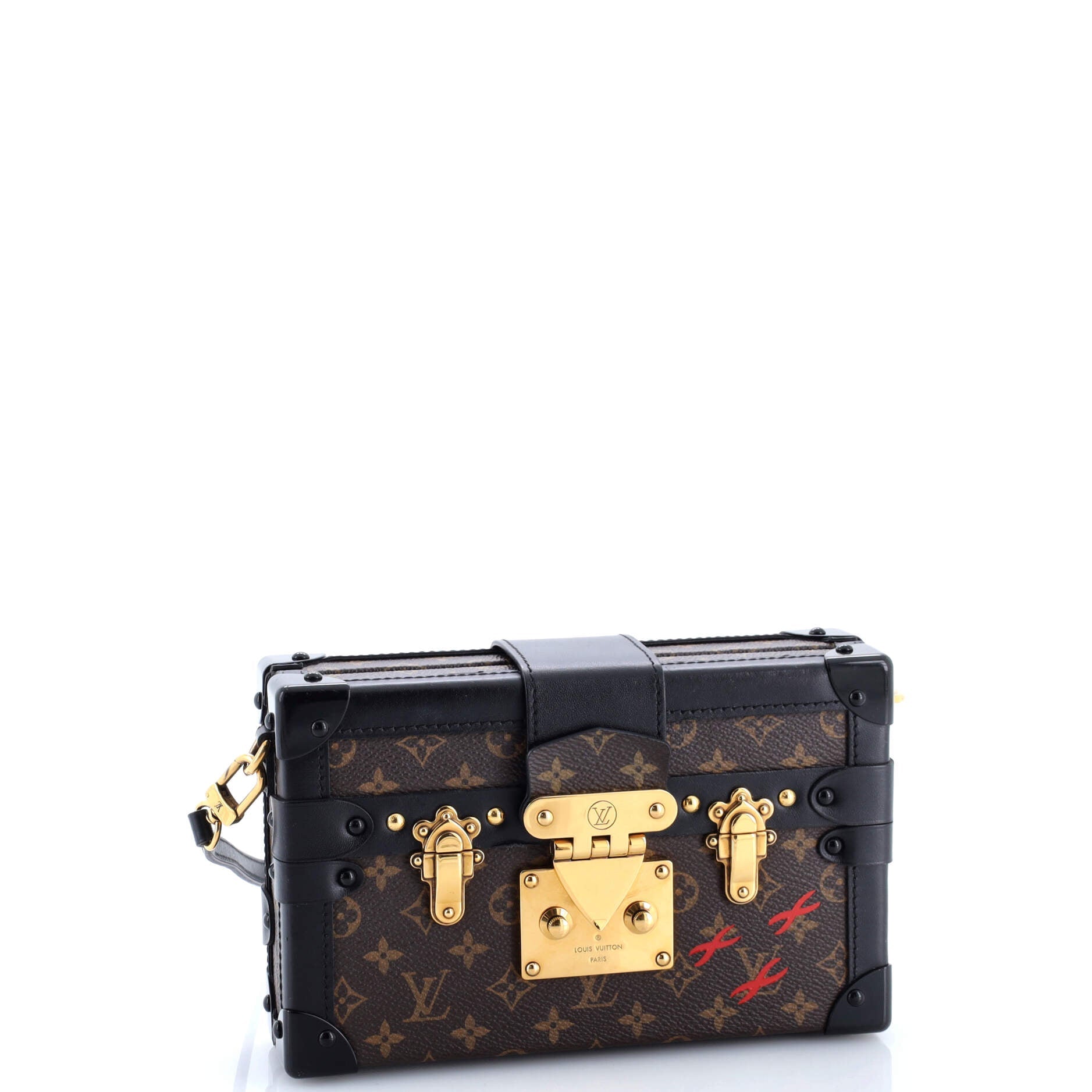 Petite Malle Handbag Monogram Canvas