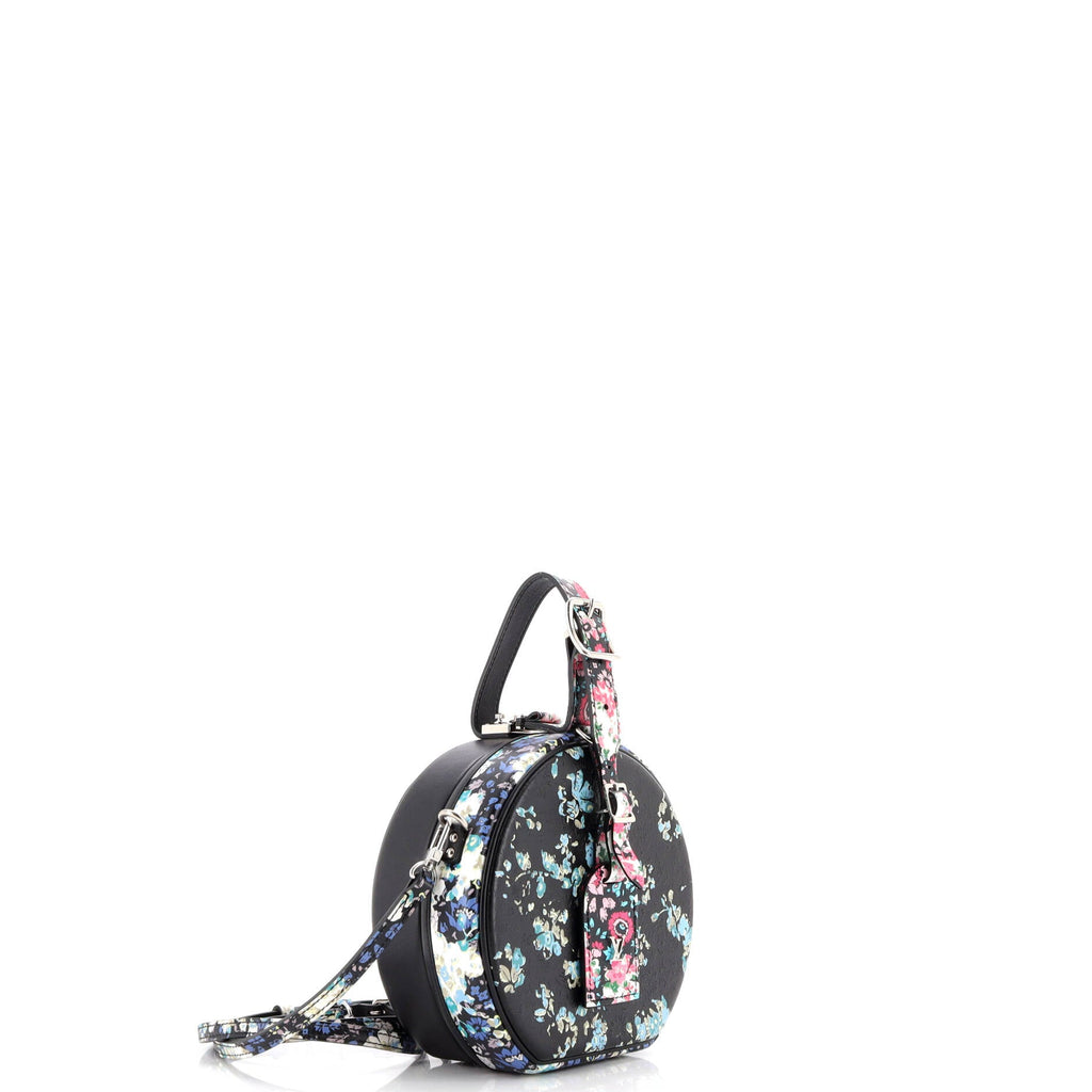 Petite Boite Chapeau Bag Floral Printed Leather