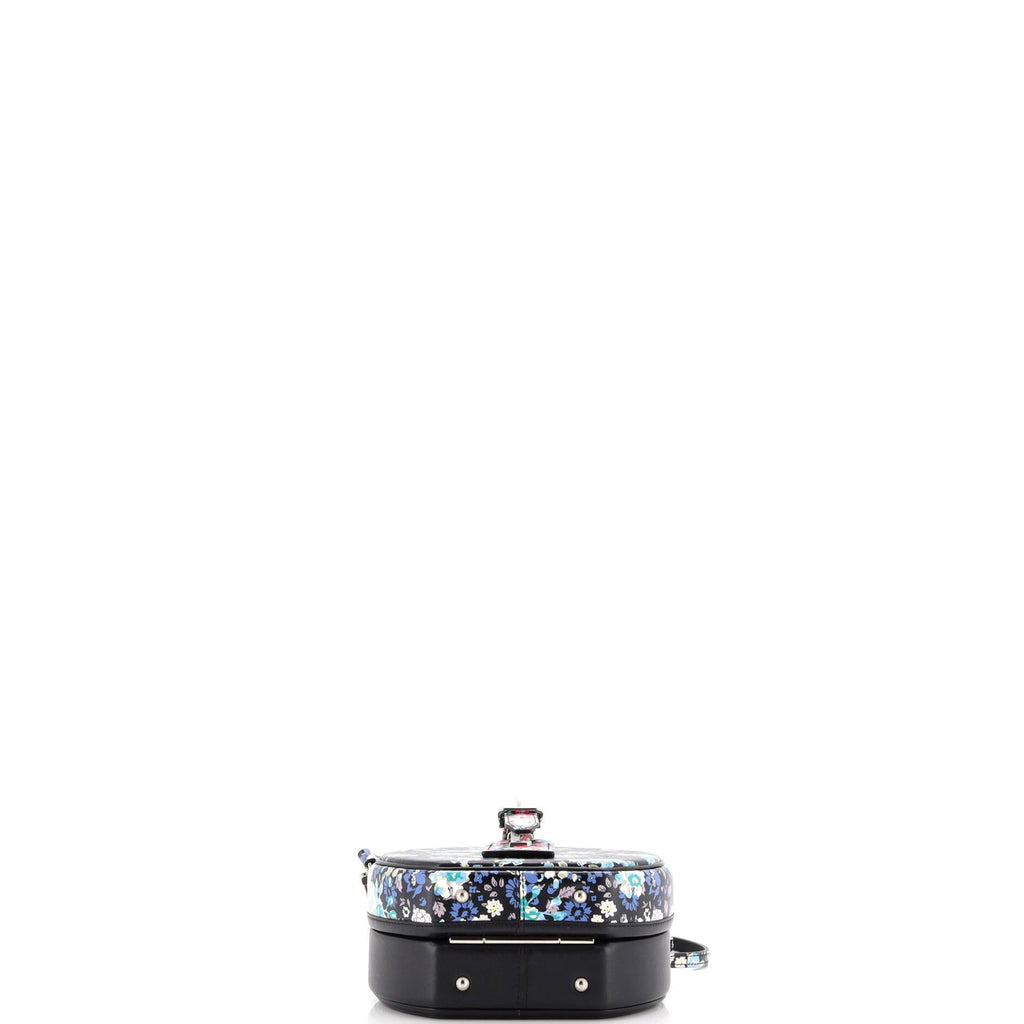 Petite Boite Chapeau Bag Floral Printed Leather