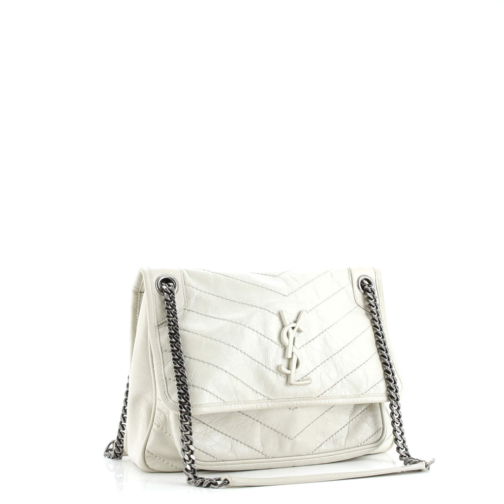 Niki Chain Flap Bag Matelasse Chevron Leather Medium