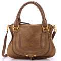 Marcie Satchel Nubuck Medium