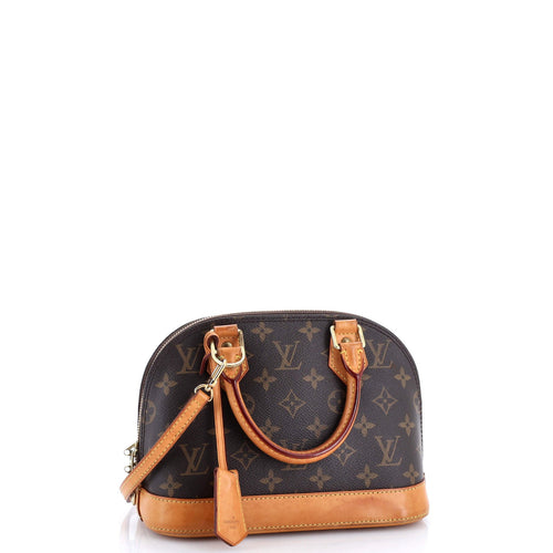 Alma Handbag Monogram Canvas BB