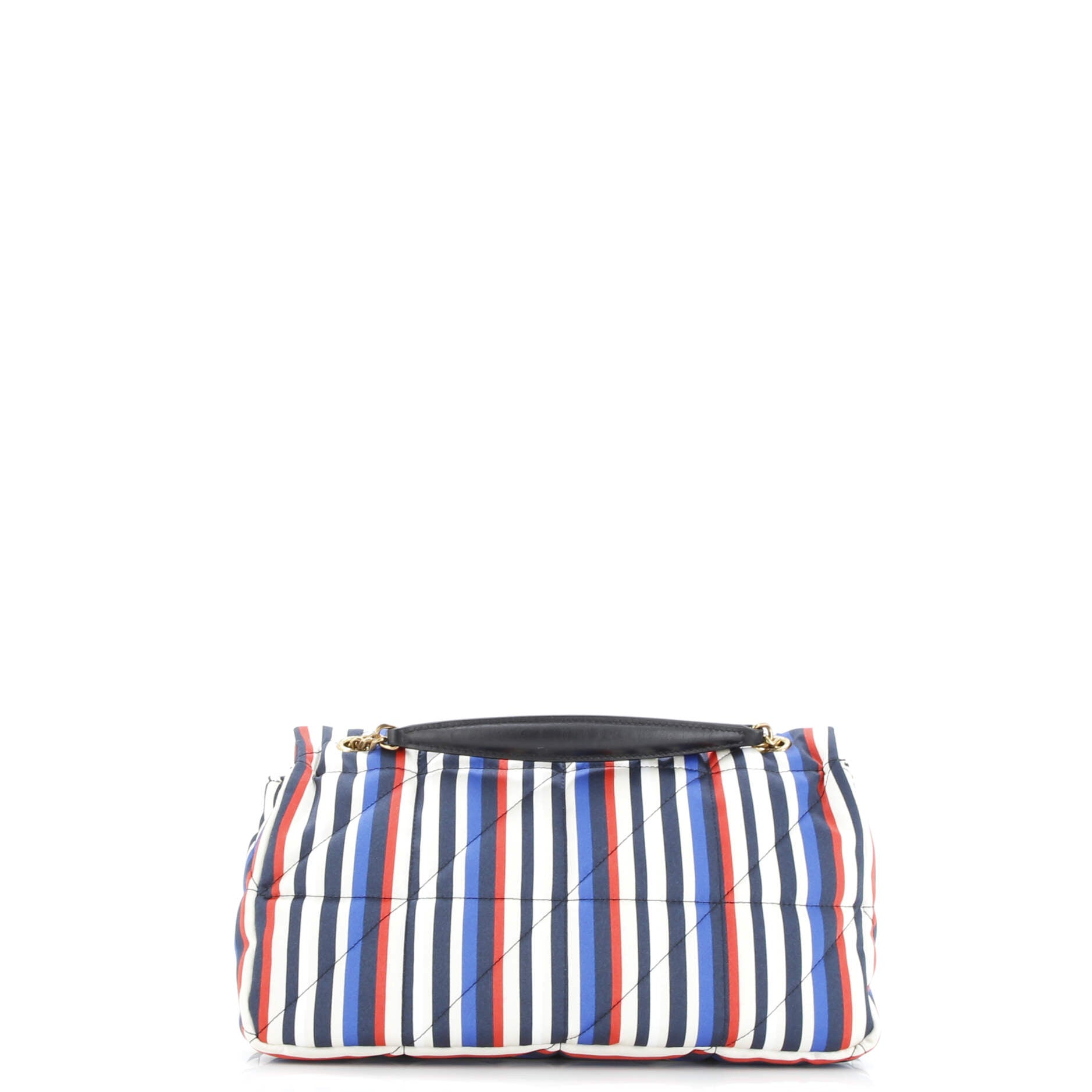 Jamie Flap Bag Quilted Printed Silk Medium