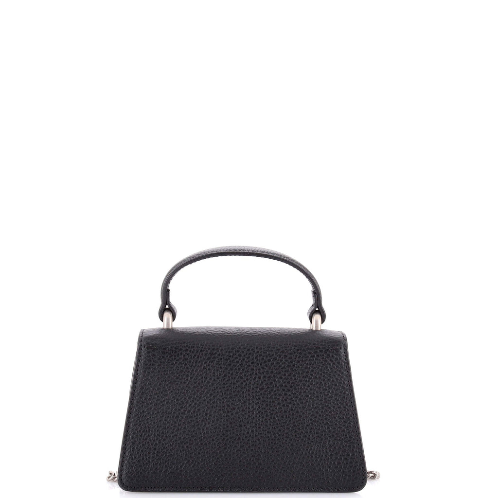 Dionysus Top Handle Bag Leather with Crystals Mini