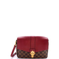 Clapton Handbag Damier and Leather PM