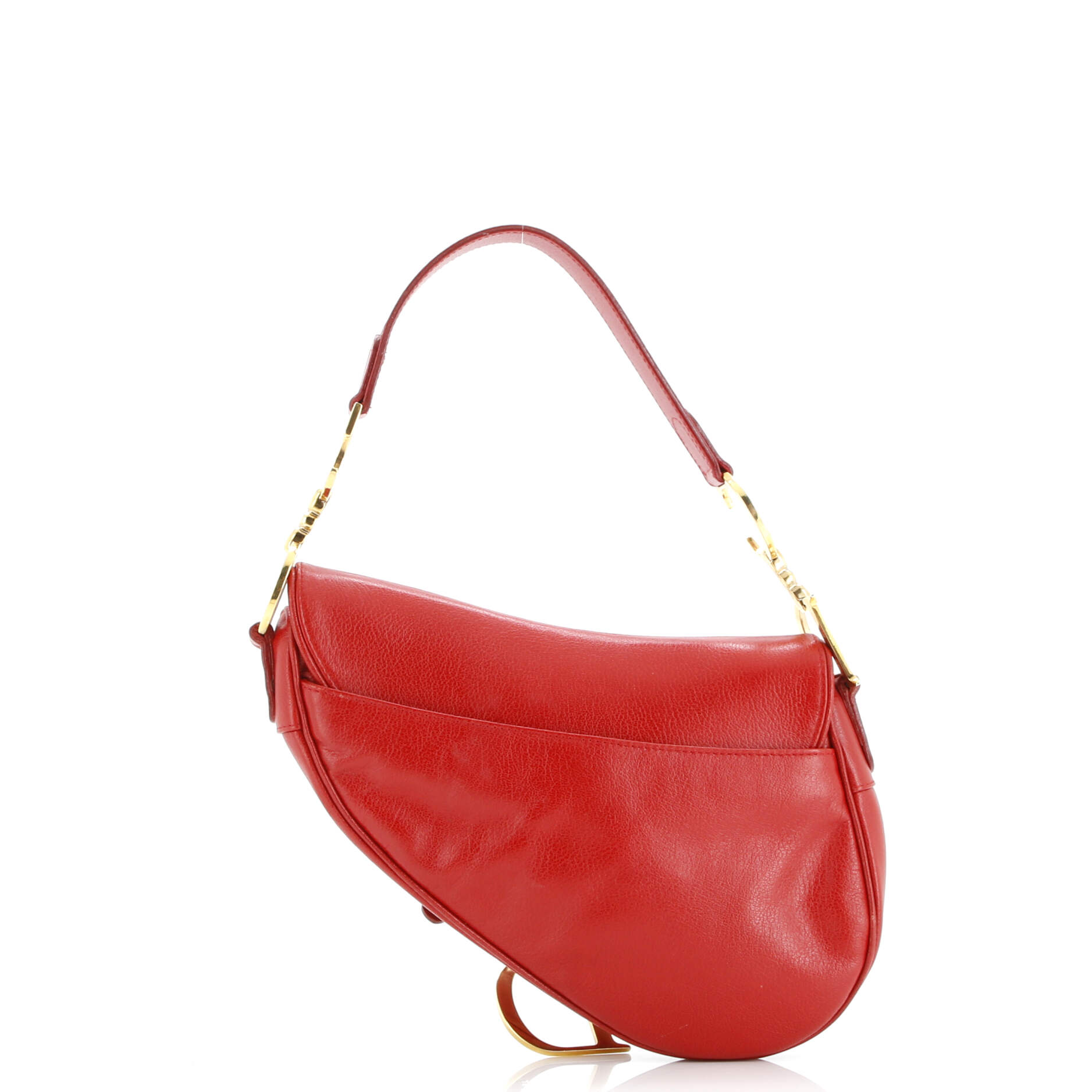Saddle Handbag Leather Medium