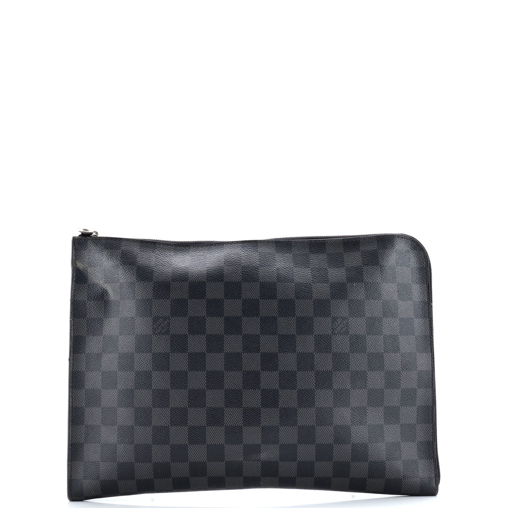 Zip Around Pochette Jour Damier Graphite GM