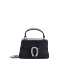 Dionysus Top Handle Bag Leather with Crystals Mini
